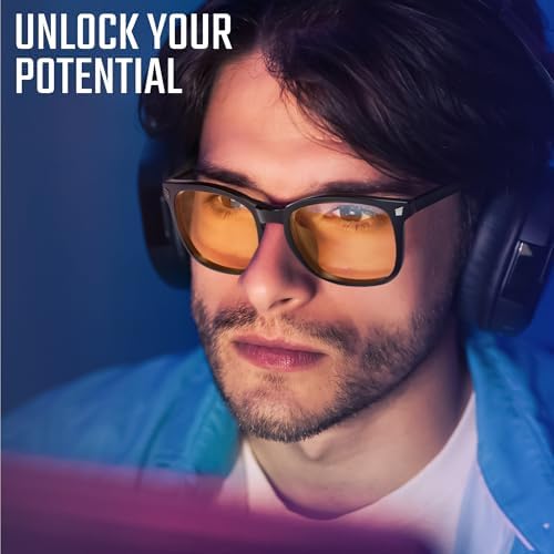 livho High Tech Blue Light Glasses - Advanced Blue Light Blocking Computer Glasses - Screen Fatigue & UV Protection