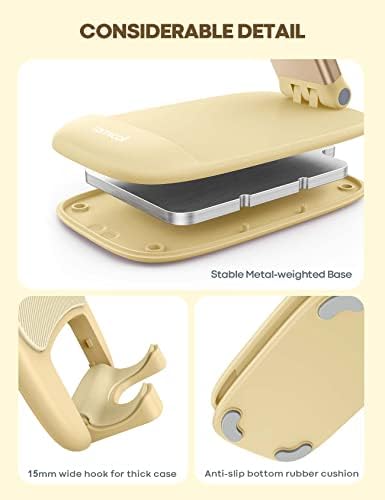 Lamicall Yellow Phone Stand for Desk - Telephone Stand Desk