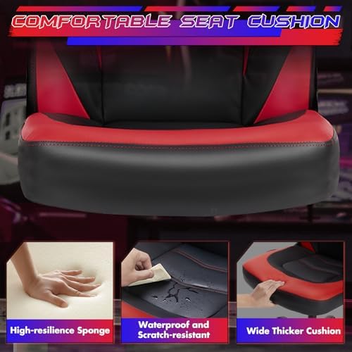 Sweetcrispy Gaming Chair, Lumbar Support Home Office Computer Chair