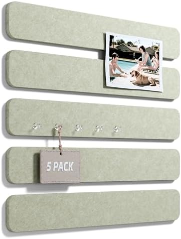 Fluxynara 13" x 2" Felt Wall Panels, Sage
