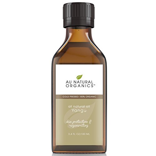Au Natural Organics Yangu Oil for Sunburn Prevention, Skin Soothing, Redness & Peeling Skin - 100% Pure Cold Pressed, Natural UV Protection, Hydrating Moisturizer for Face & Body, Non-Greasy, 3.4oz