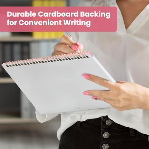 Weekly To Do List Notepad with 52 Undated Sheets（8.5"×11"）- Undated Weekly Planner Notepad for Office Desk Accessories and Supplies - Petal Pink