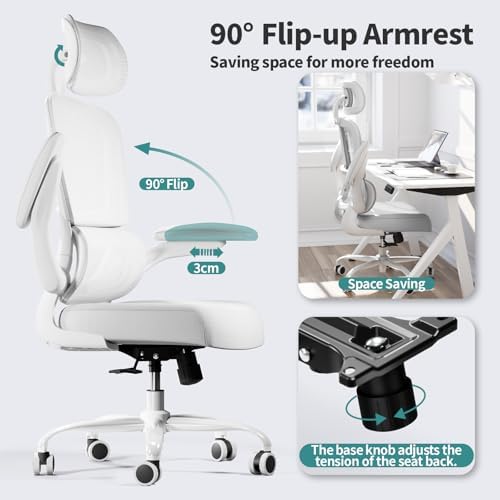 TRALT Office Chair Ergonomic Desk Chair - Gaming Chair with Lumbar Support