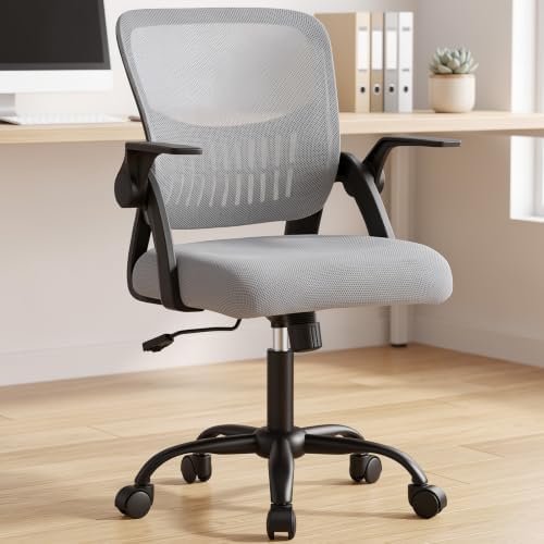 OLIXIS Ergonomic Office Desk Chair, Mid-Back Executive Computer Chair
