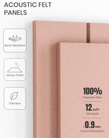 Fluxynara 36" x 24" Large Felt Bulletin Board, Pink