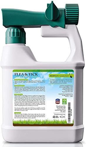 Mosquito, Flea, and Tick Spray for Yard, Covers 5,000 Square Feet