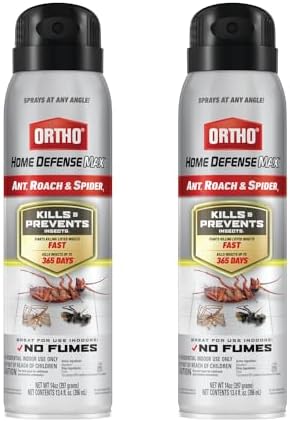 Ortho Home Defense Max Ant, Roach & Spider1, Aerosol, 14 oz. (2-Pack)