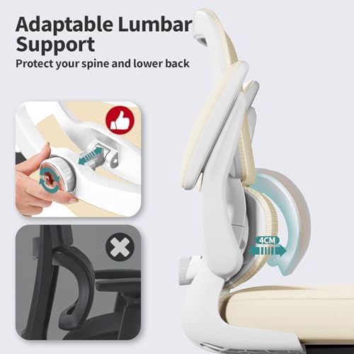 TRALT Office Chair Ergonomic Desk Chair - Gaming Chair with Lumbar Support
