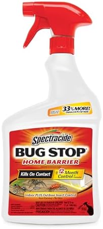 Spectracide Bug Stop Home Barrier 32 Oz, Ready-to-Use Spray
