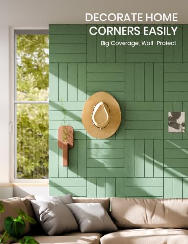 Fluxynara 36" x 24" Large Felt Bulletin Board, Moss Green