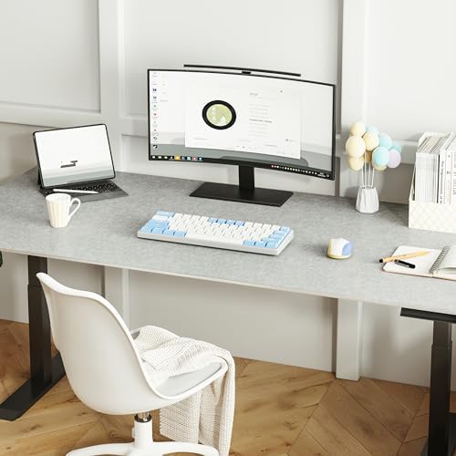 DAWNTREES Large Felt Desk Mat, 47.2"x 23.6", Desk Pad for Office and Home