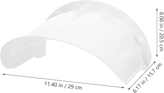 HOMSFOU Outdoor Camera Rain Cover Weatherproof Protective Roof Shield Sun Shade Cover for Security Cameras 11.41X8.07X6.18 Inch Easy Installation Durable Outdoor Camera Protector