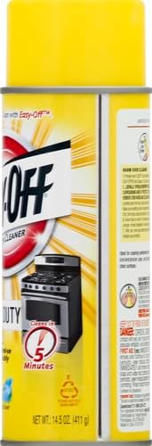 Easy Off Heavy Duty Oven Cleaner, Regular Scent 14.5 oz Can (Pack of 2)
