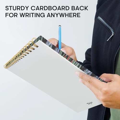 Taja To Do List Notepad, Undated Daily Planner for Work and Goal Setting