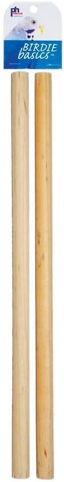 Prevue Pet Products Pacific Bird Cage Perch | Small Natural Wooden Bird Perches for Enclosures, Enrichment Accessories for Small Birds