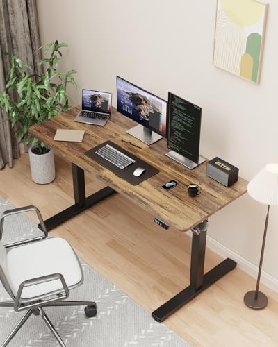 40" Small Electric Standing Desk Adjustable Height for Home Office