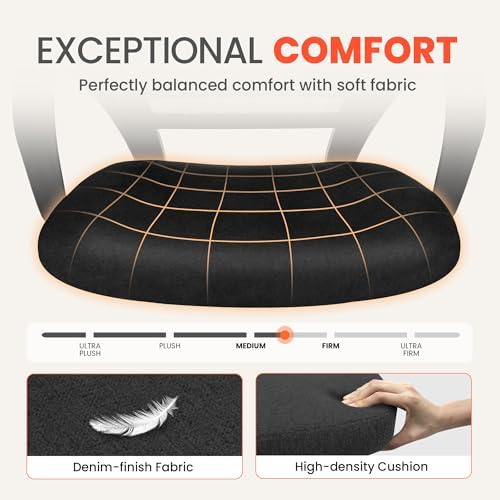 NEO CHAIR Home Office Desk Chair Ergonomic Mesh with Lumbar Support, Black