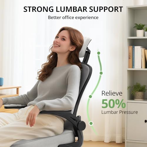 Synorla Office Chair|330LBS Capacity Ergonomic Desk Chair