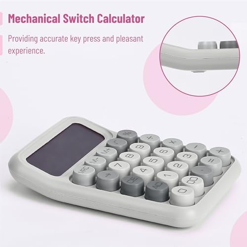 Mr. Pen- Mechanical Switch Calculator, 12 Digit Large LCD Display