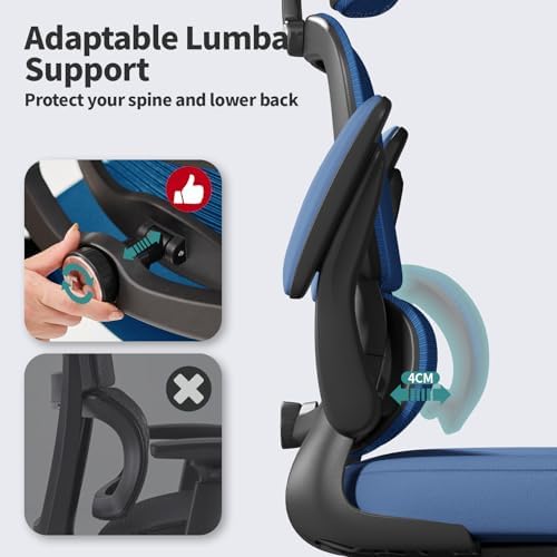 TRALT Office Chair Ergonomic Desk Chair - Gaming Chair with Lumbar Support