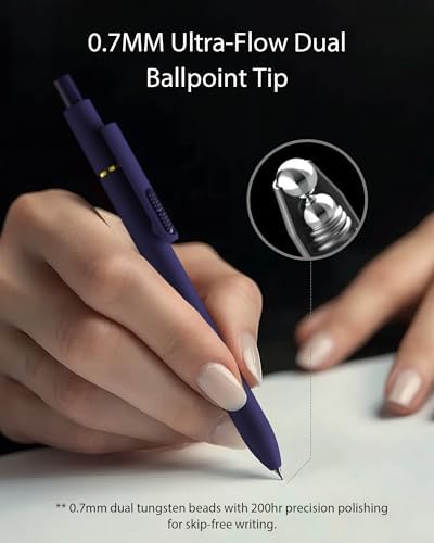 Hiacry 16 Pack Gel Pens, Quick-Dry Black Ink-0.7mm Fine Point Fidget Pens