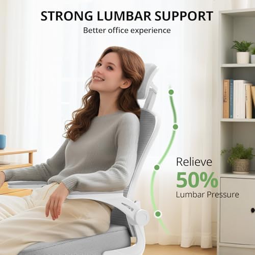 Synorla Office Chair|330LBS Capacity Ergonomic Desk Chair