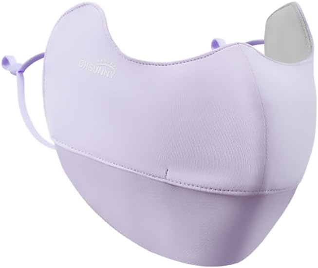 Sun Protection UPF 50+ UV Face Cover Summer Face Mask Neck Gaiter with Ear Loops SLN3M308