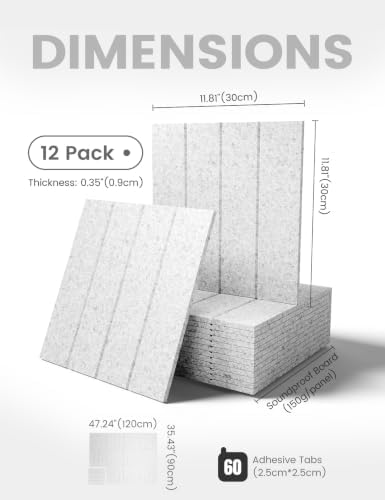 Fluxynara 48" x 36" Large Felt Bulletin Board, Light Gray