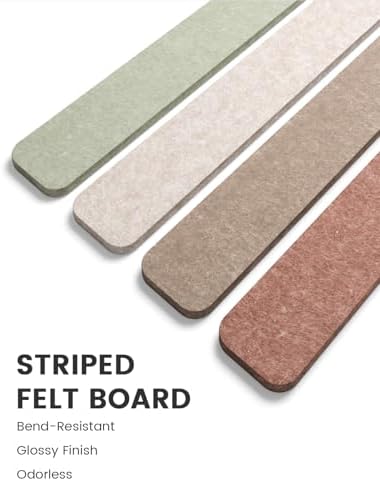 Fluxynara 13" x 2" Felt Wall Panels, Boho