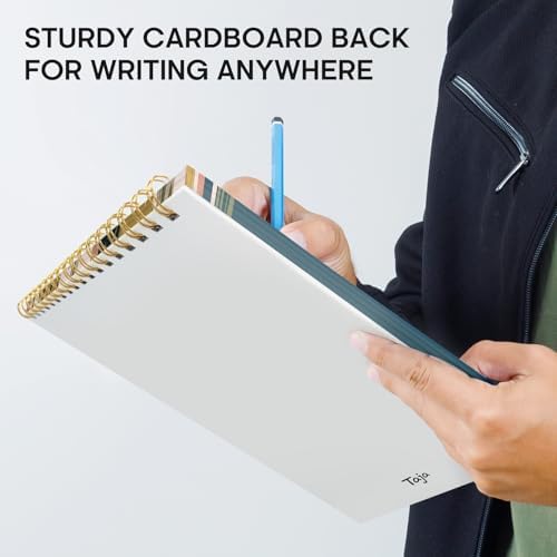 Taja To Do List Notepad, Undated Daily Planner for Work and Goal Setting