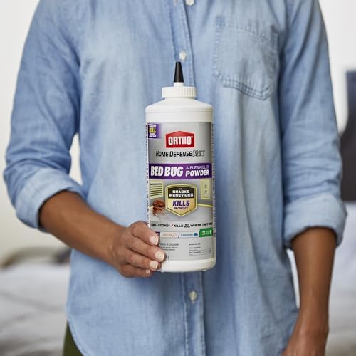 Ortho Home Defense Max Bed Bug & Flea Killer Powder, 12 oz.