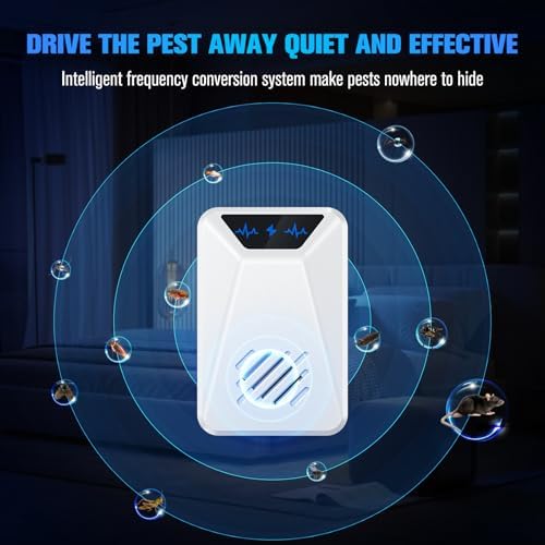 Lickoon 6 Packs Ultrasonic Pest Control Repeller, Electronic Plug in Indoor
