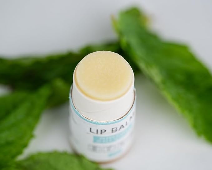 J&L Naturals Sustainable Lip Balm | Organic Ingredients, 100% Natural, Eco-Friendly | Cruelty Free, Vegan, Paraben Free, Silicone Free (Peppermint & Eucalyptus, 5-Piece Bundle)