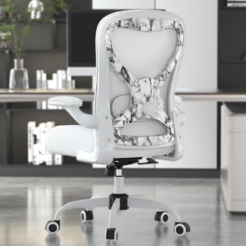 Ergonomic Home Office Chair, 4-Way Lumbar, Thick Cushion, 330LBS