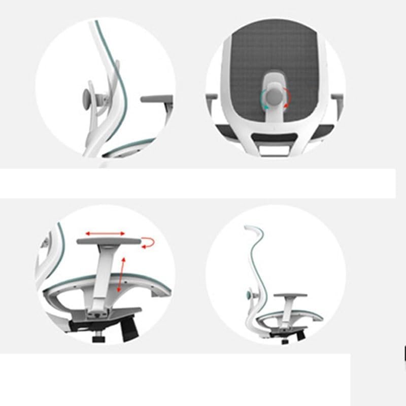 Business Affairs Office Chair Rotate Computer Chair Office Furniture Lifting Waist Protection(D)