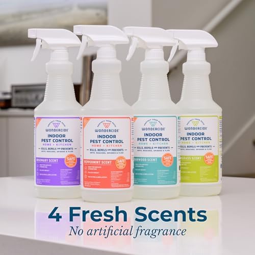 Wondercide - Indoor Pest Control Spray for Home & Kitchen Rosemary 128 oz