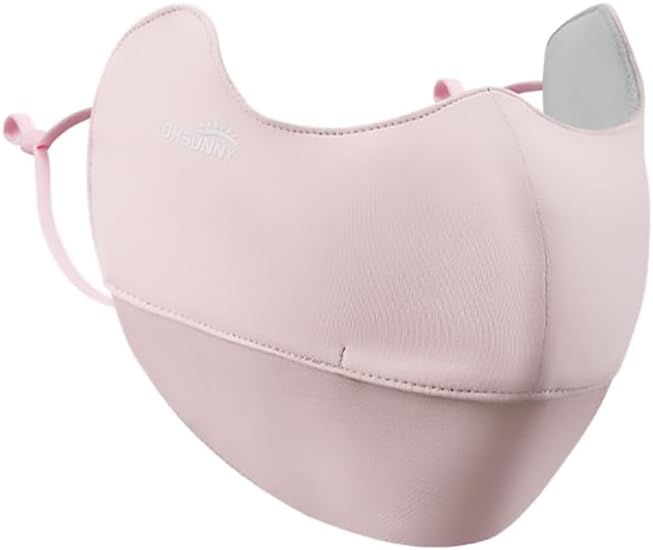 Sun Protection UPF 50+ UV Face Cover Summer Face Mask Neck Gaiter with Ear Loops SLN3M308
