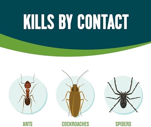 Ecologic Ant & Roach Killer, 14 Ounces, Aerosol Formula Made With Cornmint Cinnamon And Clove Oil Kills Ants, Cockroaches, Crickets And Spiders By Contact For Indoor And Outdoor Defense