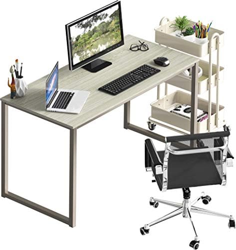 SHW Mission 40-Inch Home Office Computer Desk, Maple