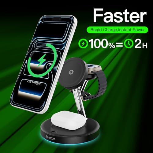 3 in 1 MagSafe Wireless Charger Stand for iPhone Apple Watch AirPods