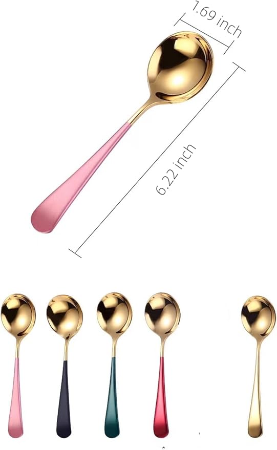 Custom Personalized Spoon Engraved With Your Idea, Text or Message - Awesome Stainless Steel Dessert Spoon