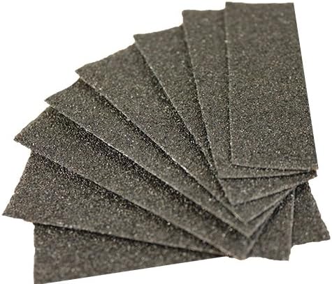 Sandy Trimmer Strips | 8 Strips | Size Small | Adhesive Nail Trimming Strips for Pet Exercise Wheels - Ideal for Sugar Gliders
