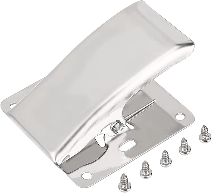 Fish Clamp, Stainless Steel with 6 Screws Fillet Tool for Cleaning Tables Bait Boards Fishing Reels Maintenance for Anglers and Outdoor Cleaning Scenarios