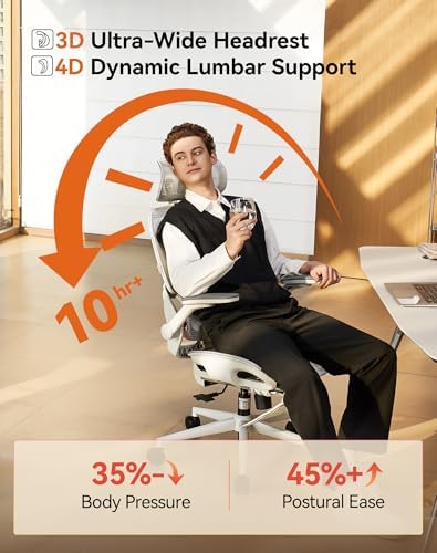 SIHOO B100 PRO Ergonomic Mesh Office Chair with Footrest
