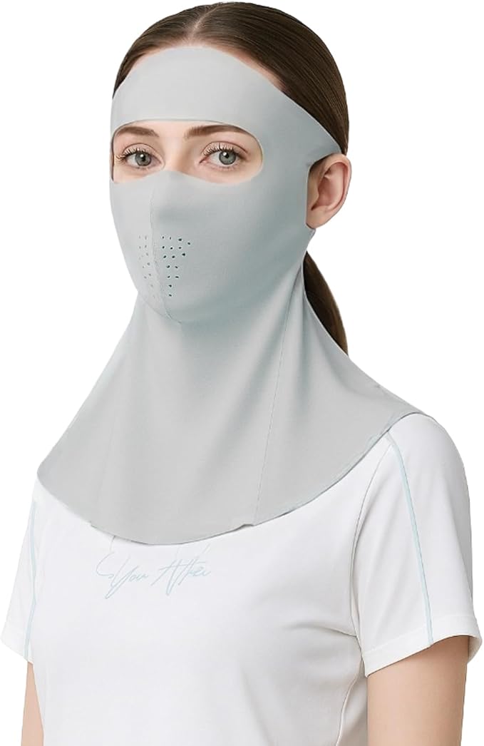 PROUDDEMON Summer Sun Protection Women Face Neck Shield Cover, Sun UV Protection Men Face Neck Bandana