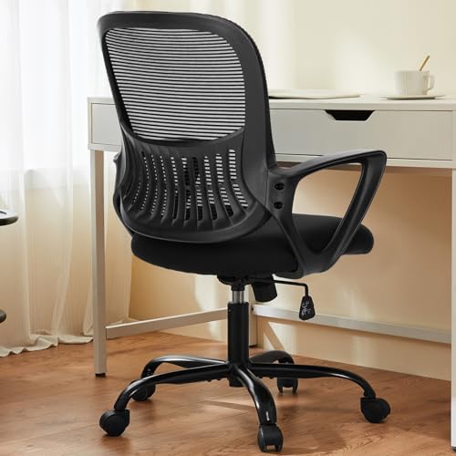 OLIXIS Home Office Chair, Mesh Desk Chair, Ergonomic Lumbar Support