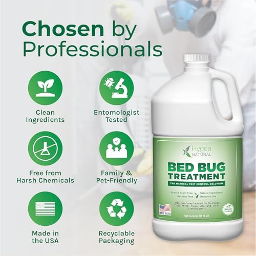 Hygea Natural Bed Bug Lice Killer Spray 128 oz