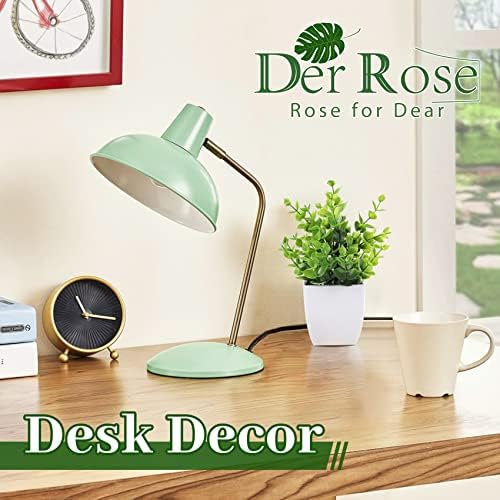 Der Rose 4 Pack Fake Plants, Greenery Potted Plants for Home Decor Indoor