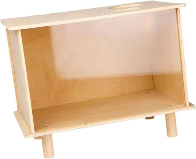 Hamster Digging Box Sand Bath Container - Sturdy Hideout & Play Area for Hamsters, Rats, Lemmings & Small Animals- Large