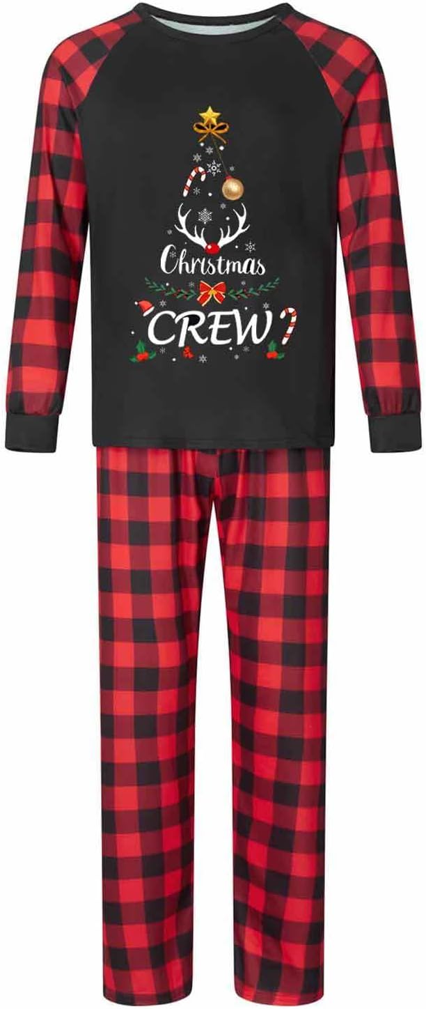 Christmas Family Pajamas Matching Sets, Matching Christmas Pjs For Family and Dog, Holidays Jammies Family Pjs Set